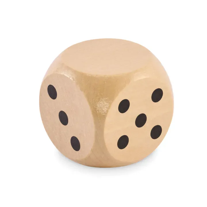 Schima wooden dice 5cm dia - MO2614 (MOCN#40)